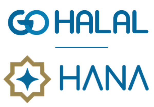 GO Halal & HaNa Logos centered